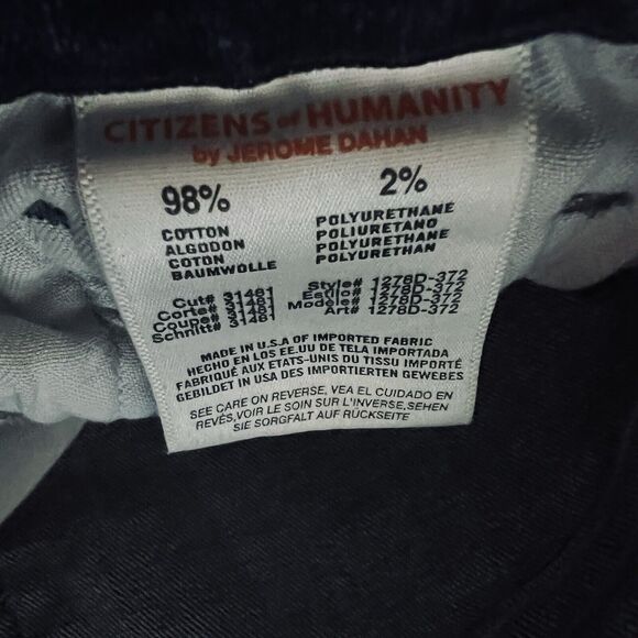 Citizens of Humanity Jeans Womens 28 Ava Low Rise Straight Stretch Distressed - Picture 14 of 16